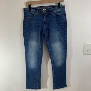 PaperCloth&Denim Skinny Crop